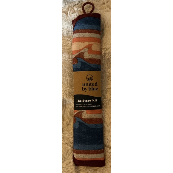 United By Blue - The Straw Kit Reusable Straw Set‎ - Pink - Picture 1 of 4